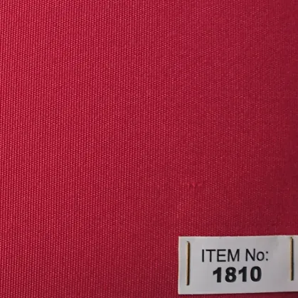 Miniatura del campione di tessuto per tende rosso Codice 1810